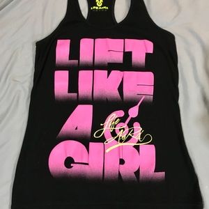 CrossFit workout tank size S lift like a girl